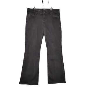 KUT FROM THE KLOTH Black Natalie High Rise Bootcut Denim Jeans SIZE 14